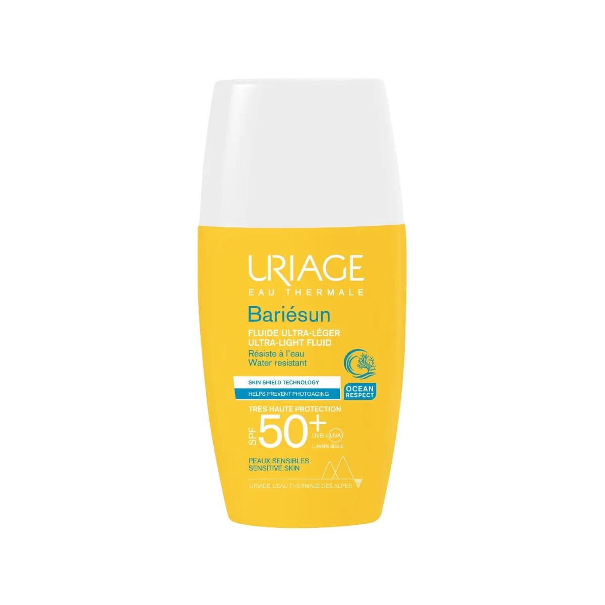 Uriage Bariesun - Fluido Solare Leggero con Protezione Molto Alta SPF 50+ - 30 ml